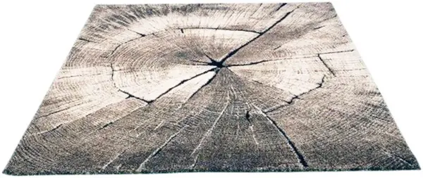 Teppich Modern - Maratta Baumstamm Beige/Grau