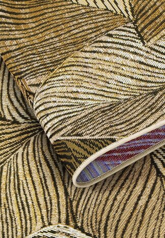 Villeroy & Boch Teppich für In & Outdoor - Eugene - Gold/Schwarz Villeroy & Boch Teppich für In & Outdoor - Eugene - Gold/Schwarz