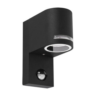 STRÜHM IP54 Wandarmatuur Forest S/C 1xGU10 LED 230V Zwart 5901477336010