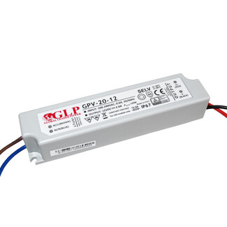 GLP GPV-20-12 power supply 24W/12V/2A IP67 5901885204376