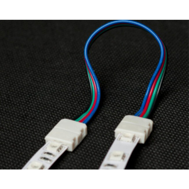 MW Lighting CLICK-10C-RGB Dubbelzijdige connector t.b.v. 10mm RGB LED strip met draad