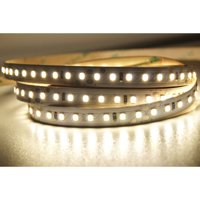 MW Lighting LEDStrip UHQ-2835-SMD-12W-CW 4000K 24V CRI ≥ 90 128 LED's/mtr IP20 5902135153017