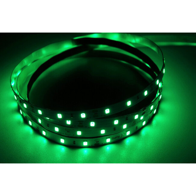 MW Lighting LEDStrip LC-3528-SMD-4.8W-GROEN 12V 60 LED's/mtr IP33