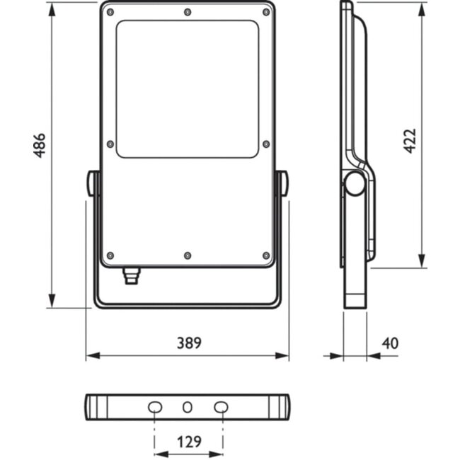 PHILIPS BVP130 LED210-4S/740 PSU OFA52 ALU C1KC3 8718699096403