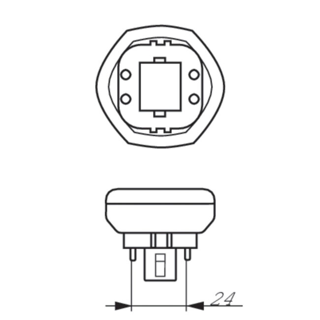 PHILIPS CorePro LED PLT HF 18.5W 830 4P GX24q-4 48788800