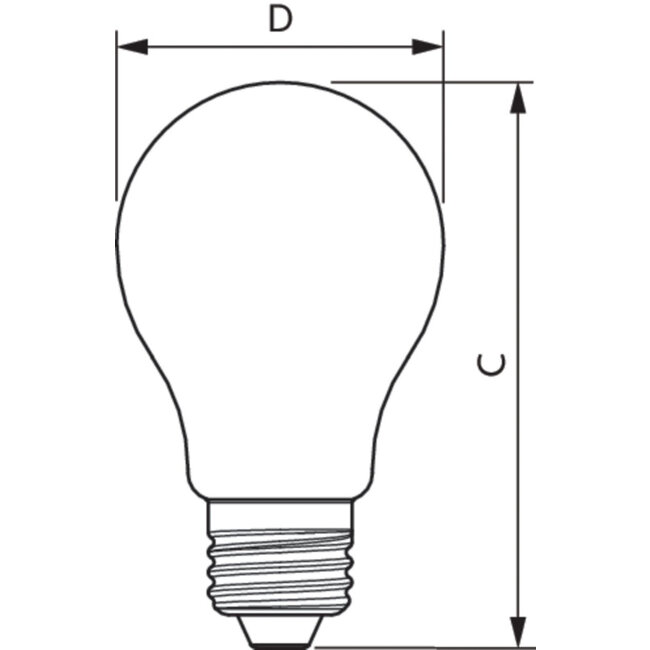 PHILIPS MASTER VLE LEDBulb DT 5.9-60W E27 927 A60 CL G 32473200