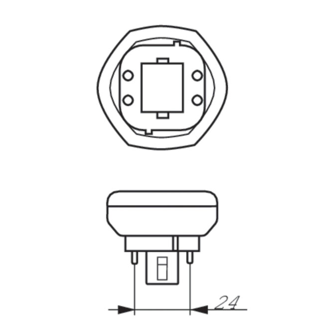 PHILIPS CorePro LED PLT HF 15W 830 4P GX24q-3 48784000