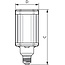 PHILIPS TrueForce LED HPL ND 38-28W E27 830 63818400
