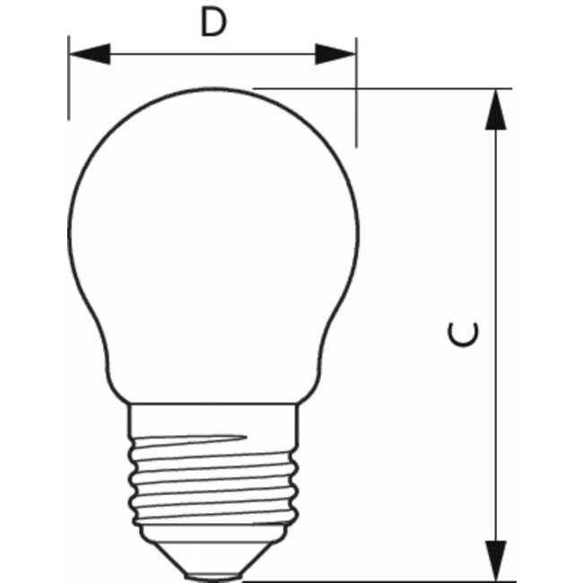 PHILIPS MASTER LEDLuster DT 2.5-25W E27 927 P45 CL G 44939800