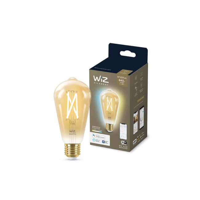WiZ Wi-Fi BLE 50W ST64 E27 920-950 Amber 8718699787233