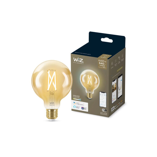 WiZ Wi-Fi 50W G95 E27 920-950 Amber 8718699786793