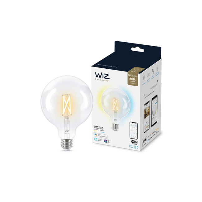 WiZ Wi-Fi BLE 60W G125 E27 927-965 CL 8718699786717
