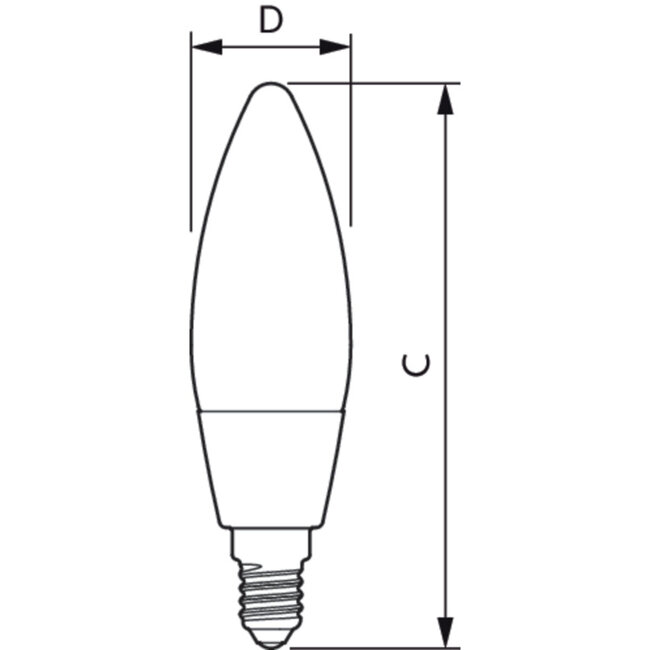 PHILIPS MASTER LEDCandleND 2.3-40W E14 827 B35 CL G UE 18893800