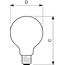 PHILIPS CorePro LEDBulb ND 7-60W E27 G93 827 CL G 34677200