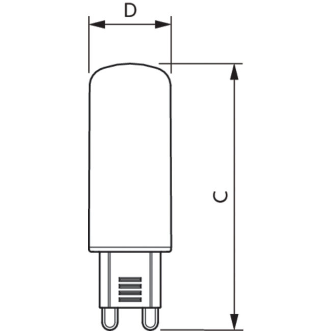 PHILIPS CorePro LEDcapsule MV 4-40W G9 827 D 76673300