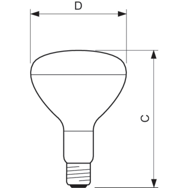PHILIPS R125 IR 375W E27 230-250V CL 12659725