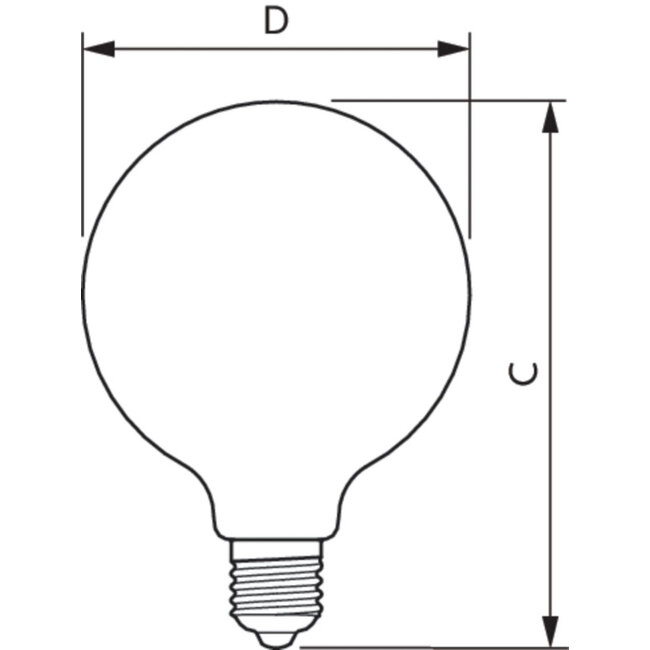 PHILIPS LED classic 7-60W E27 WW G120 FR ND 64817600