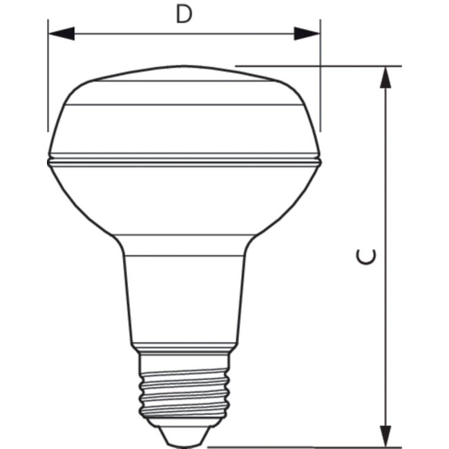 PHILIPS CoreProLEDspot ND 4-60W R80 E27 827 36D 81183200