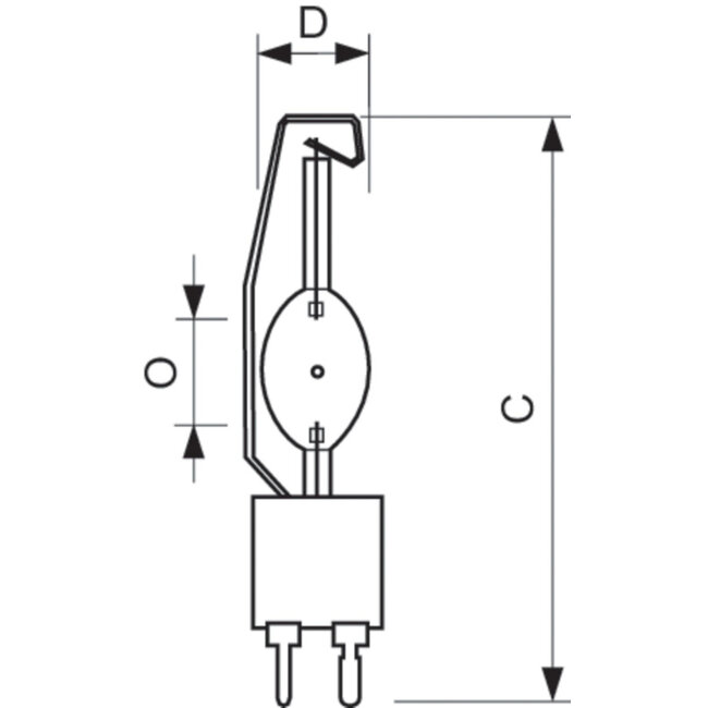 PHILIPS MASTER MHN-SE 2000W/956 GX22 400V HO 92877800