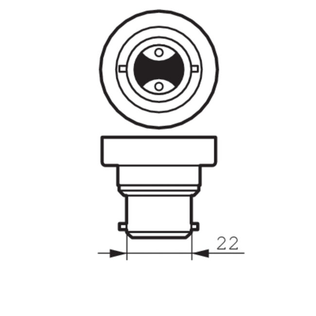 PHILIPS MASTER LED SOX M 2.5Klm 18W 840 B22 FR 30562500