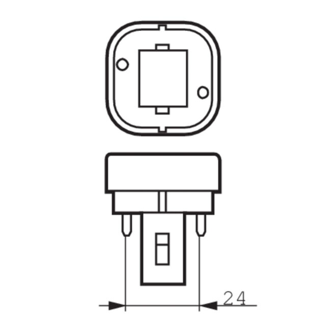 PHILIPS CorePro LED PLC 5.9W 840 2P G24d-1 28752500