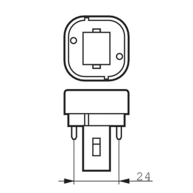 PHILIPS CorePro LED PLC 6.9W 840 2P G24d-2 28756300