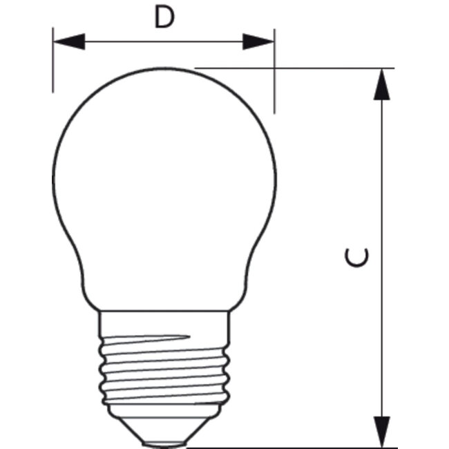 PHILIPS MASTER LEDLuster DT 3.5-40W E27 927 P45 FR G 44955800