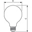 WiZ Wi-Fi BLE 60W G125 E27 927-965 CL 8718699786717