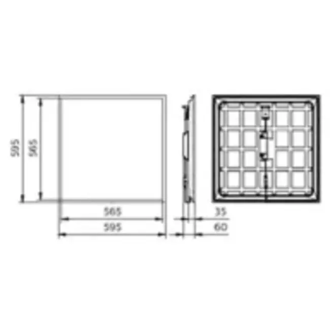 PHILIPS RC065B G5 34_36S/830_40 PSU 60x60 NOC SC UGR<22 8720169516731