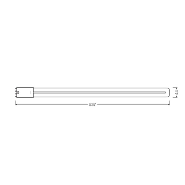 LEDVANCE DULUX LED L 55 HF V 25W 830 2G11 4058075822177