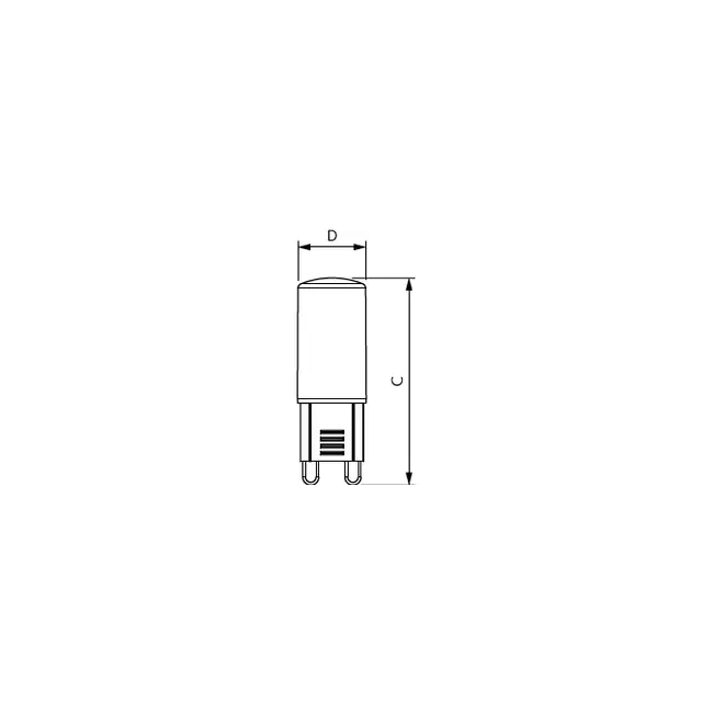 PHILIPS CorePro LEDcapsule 3.7-40W ND G9 827 30185600