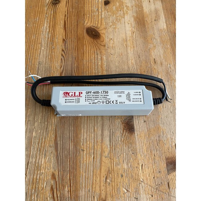 GLP GPF-60D-1750 DIM 0-10V 60W/20-36VDC/1750mA IP67 5902135146354