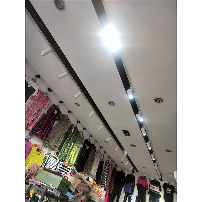 TSONG COB IP20 Tracklight LEDspot 30W CRI90 ZWART 36° PH Xitanium