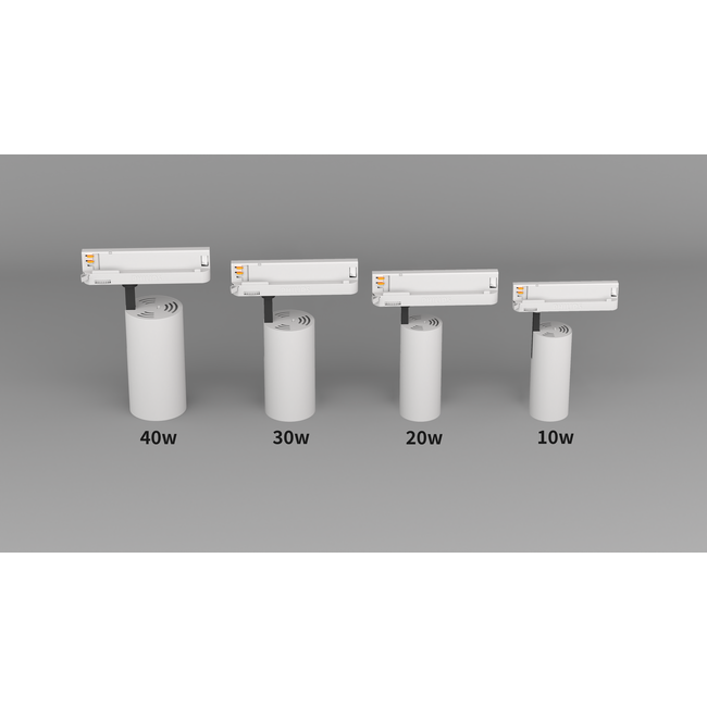 TSONG COB IP20 Tracklight LEDspot 20W CRI90 WIT 36° PH Xitanium