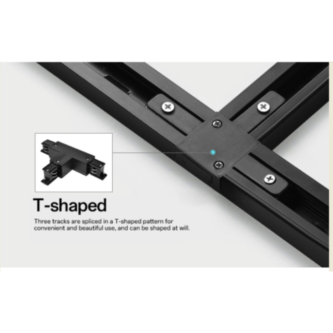 TSONG T-vorm koppelstuk t.b.v. spanningsrail 3-fase 4-draads