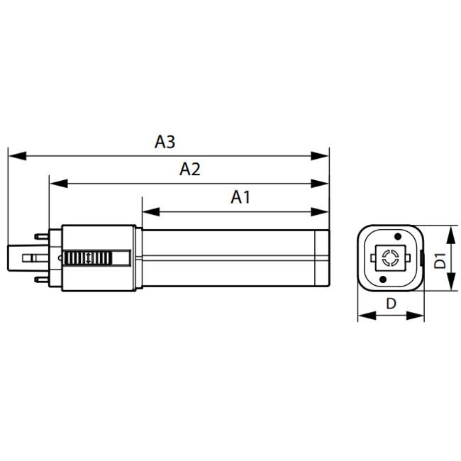 PHILIPS CorePro LED PLC 360D 6.9W 3CCT 2P G24d-2 8721103035035