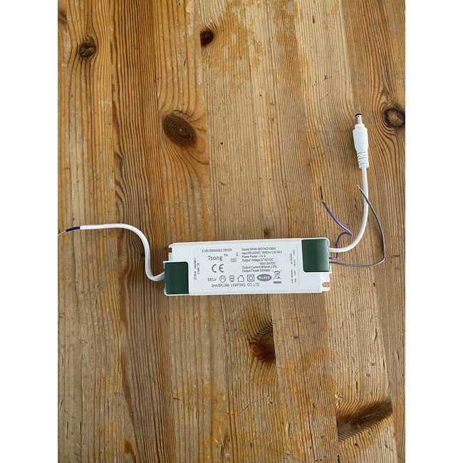 TSONG 1-10V Dimbare LED driver t.b.v. 600x1200mm 60W LED paneel