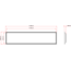 TSONG Backlit LEDpaneel 300x1200mm 36W 4000K IP41 wit 110Lm/W