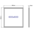 TSONG Sidelit LED paneel 600x600mm 36W 6000K IP41 wit 120Lm/W