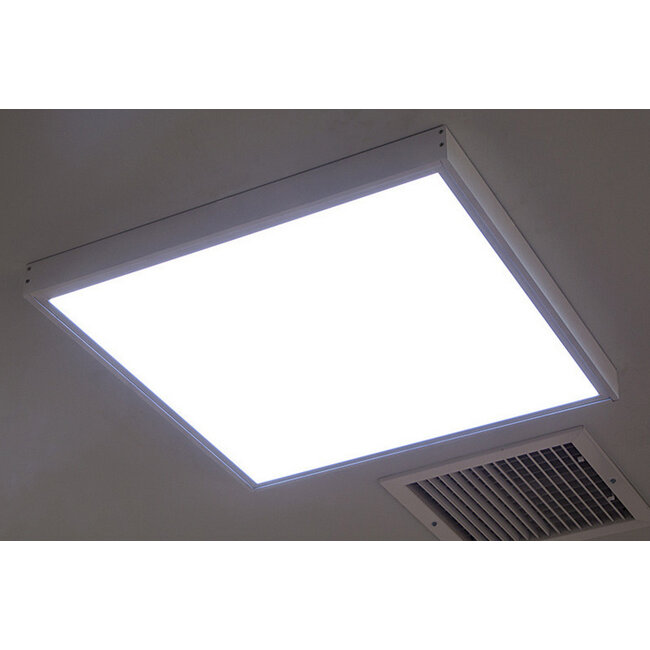 TSONG Opbouw frame WIT t.b.v. Sidelit LED paneel 620x620mm/H=42.5mm 