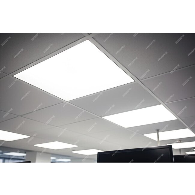 TSONG Backlit LEDpaneel 620x620mm 28W 4000K IP41 wit 150Lm/W SENSOR