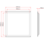 TSONG Backlit LEDpaneel 620x620mm 28W 4000K IP41 wit 150Lm/W SENSOR
