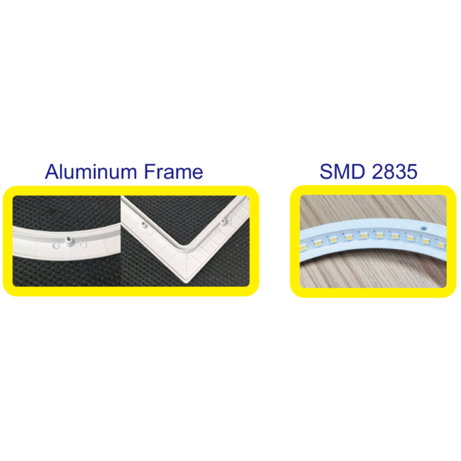 TSONG Platte Inbouw LED Downlighter 12W IP41 Φ170*Η14mm Zaagmaat 155mm