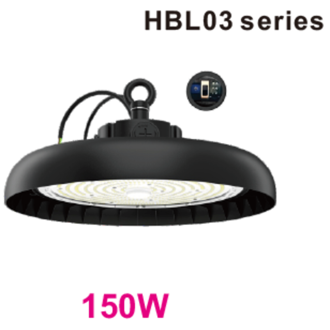 TSONG HBL03 LED UFO Highbay 150W 4000K IP65 DIM 1-10V PH DTC 210Lm/W
