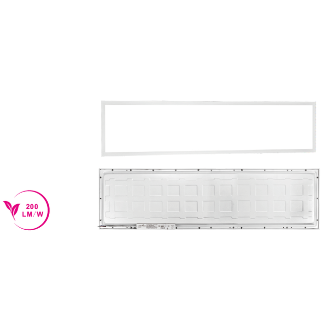 TSONG Backlit LED paneel 300x1200mm 25W 5000K IP41 wit 200Lm/W UGR<19
