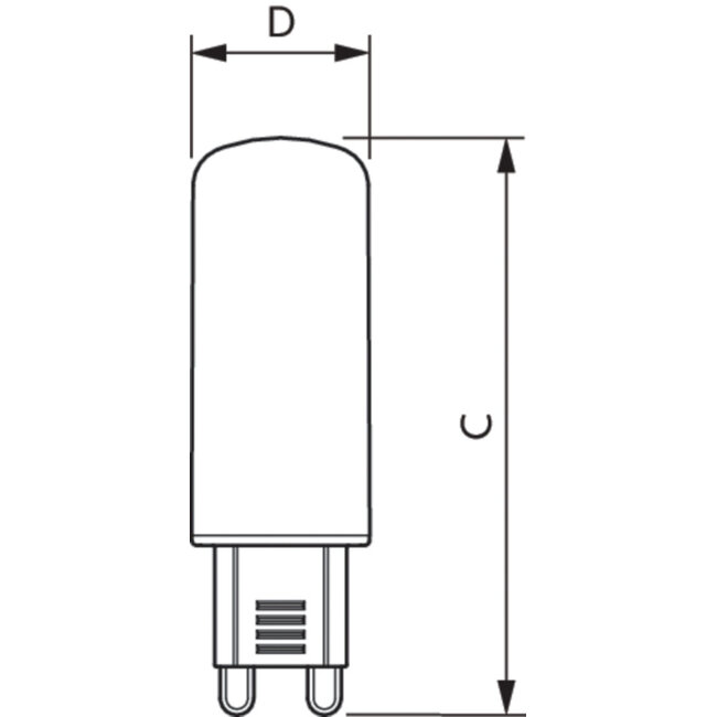 PHILIPS CorePro LEDcapsule MV 4-40W G9 827 D 30177100