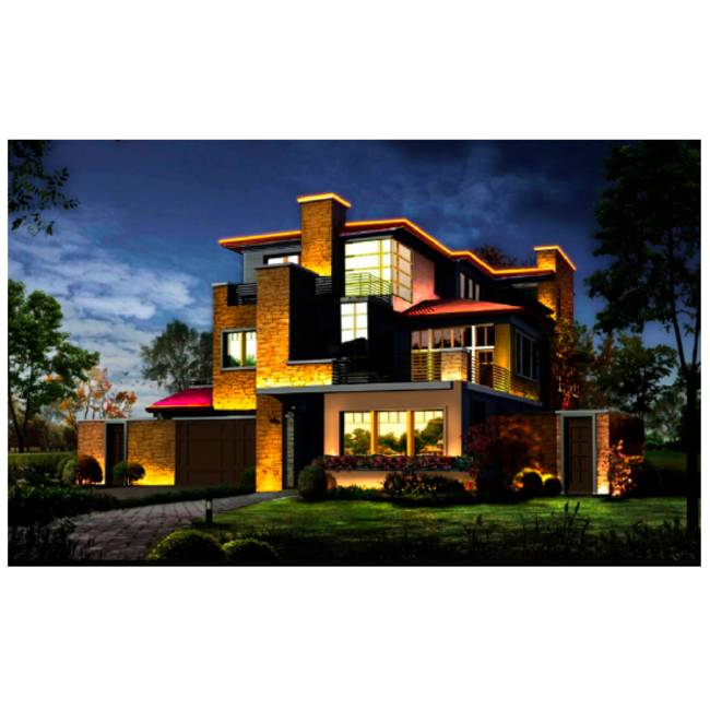 TSONG IP66 LED Floodlight 150W 6000K BL PH Xitanium driver 150Lm/W