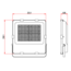 TSONG IP66 LED Floodlight 200W 6000K BL PH Xitanium driver 150Lm/W