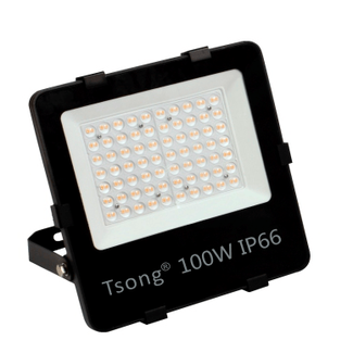 TSONG IP66 LED Floodlight 100W 6000K zwart 150Lm/W 15.000 Lumen