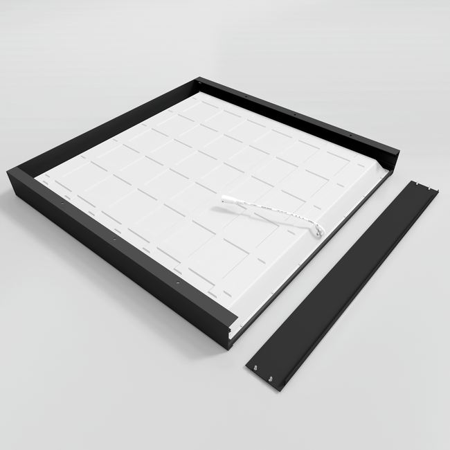 TSONG Opbouw frame ZWART t.b.v. Backlit LED paneel 620x620mm/H=68.3mm